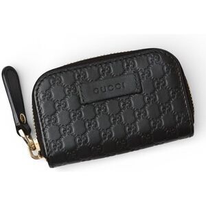 Gucci Outlet Unused Coin Case Gucci Mini Wallet Coin Purse Micro Guccissima